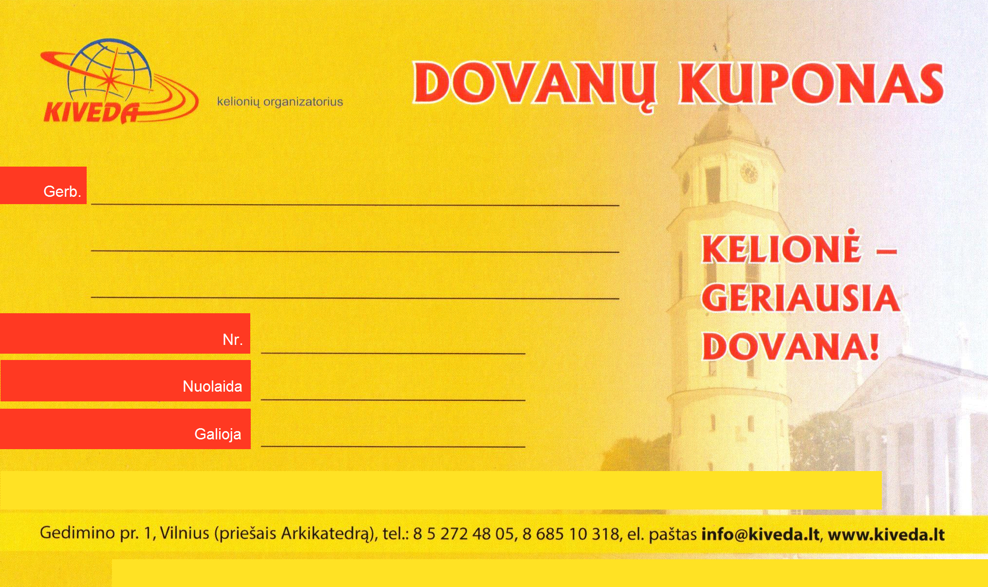 Dovanų kuponas